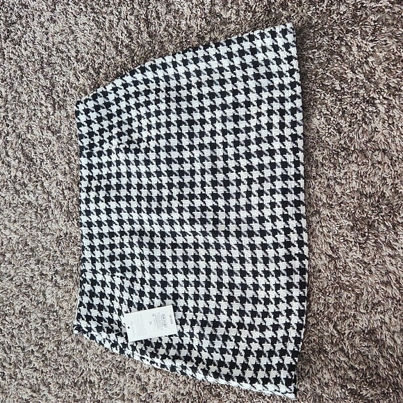 NWT A new day mini a-line skirt houndstooth 10 - Picture 2 of 3